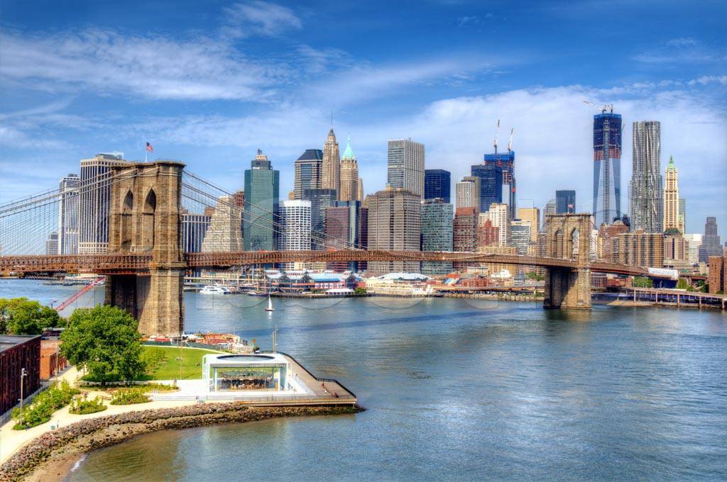 Фотообои Мост солнечного Нью Йорка